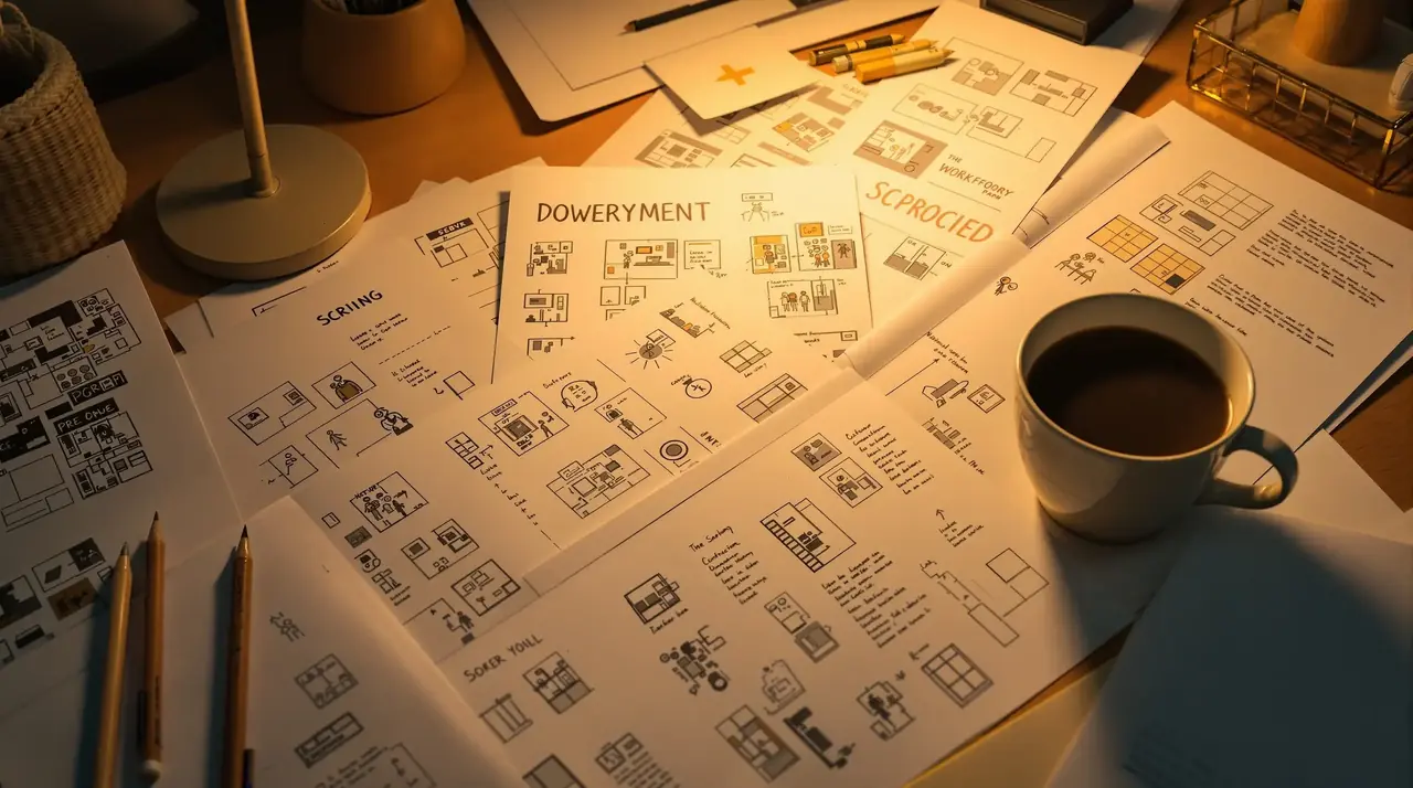 现场道具多为手作，细节处可见用心。